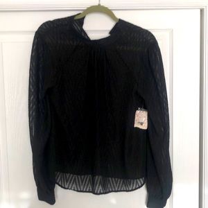 Free people sheer blouse
